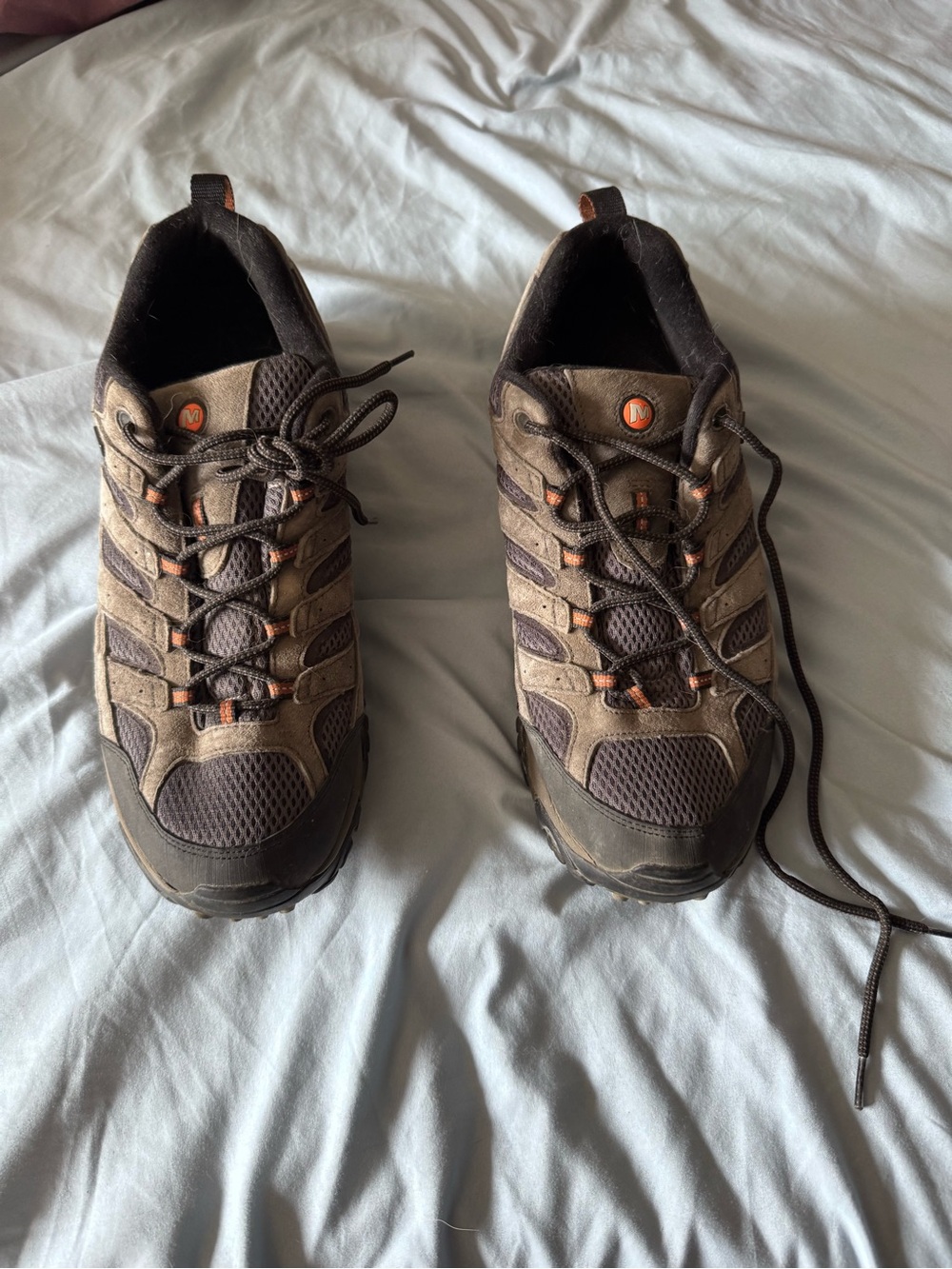 Men's Brown Merrell Size 13 Lace-Up Trail Shoes